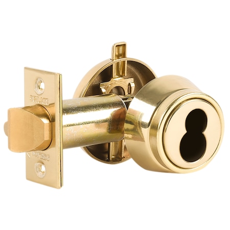 Schlage Grade 2, Single Cyl Deadlatch, SFIC Less Core, US3, Rectangle Stk B250JD 605